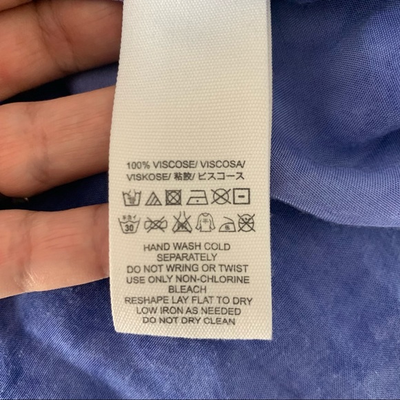 Free People gauzy periwinkle dress size small - Picture 9 of 9